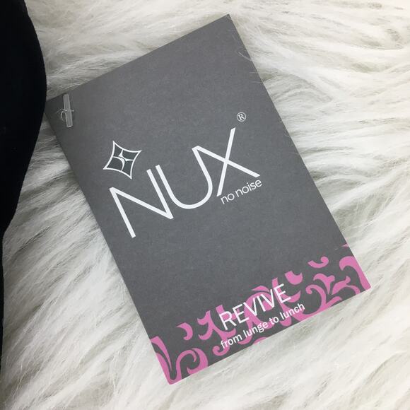 Nux Small Black Mesh Sides Workout Tank New - Picture 2 of 10